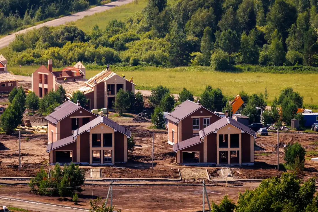 панорама строительства